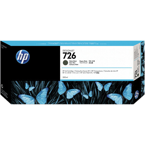 HP 726 extra nagy kapacitású matt fekete patron (CH575A) eredeti