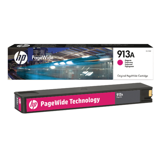 HP 913A magenta PageWide patron (F6T78AE) eredeti