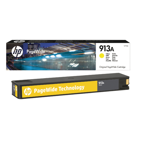 HP 913A sárga PageWide patron (F6T79AE) eredeti