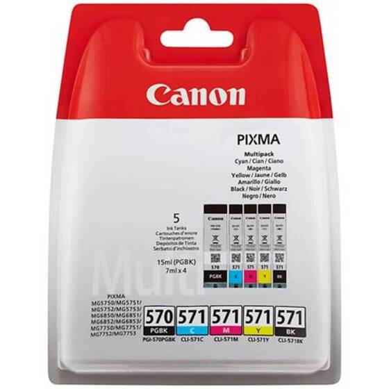 Canon PGI-570 / CLI-571 multipack (5 szín) (0372C004) eredeti