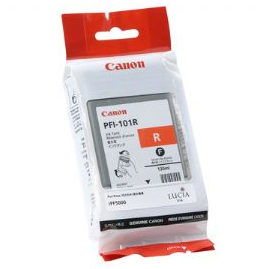 Canon PFI-101R piros patron (0889B001) eredeti