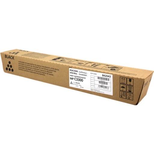 Eredeti Ricoh 842043 fekete toner (MPC2800/MPC3300)