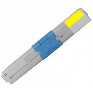Utángyártott OKI-44973533 sárga toner