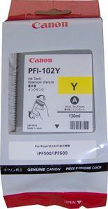 Canon PFI-102Y sárga patron (0898B001) eredeti