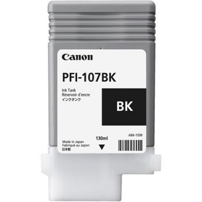 Canon PFI-107BK fekete patron (6705B001) eredeti