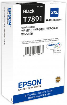 Eredeti Epson T7891 fekete XXL tintapatron