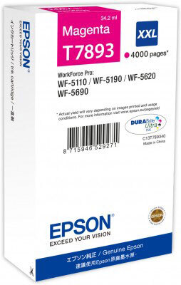 Eredeti Epson T7893 magenta XXL tintapatron