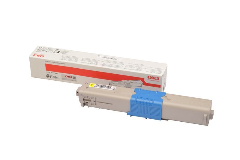 Eredeti Oki 46508709 nagy kapacitású sárga toner