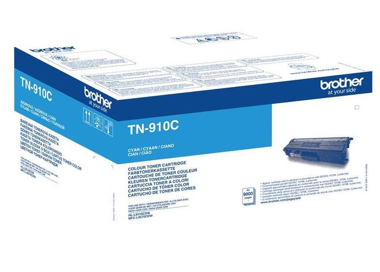 Eredeti Brother TN-910C ciánkék toner