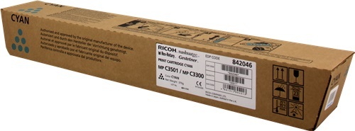 Eredeti Ricoh 842046 ciánkék toner (MPC2800/MPC3300)