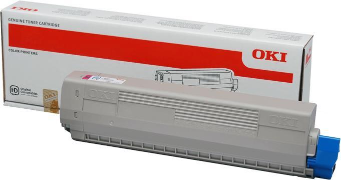 Eredeti OKI 46490606 nagy kapacitású magenta toner