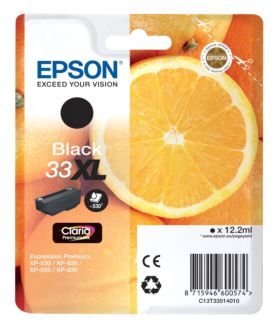 Epson 33XL nagy kapacitású fekete patron (12,2ml)