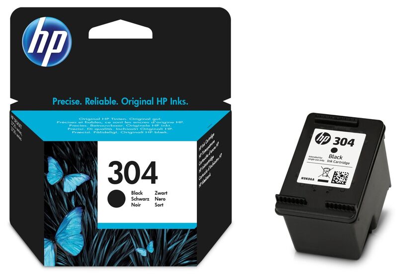 HP 304 fekete patron (N9K06AE) eredeti