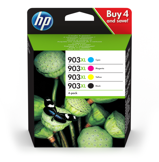 HP 903XL multipack, 4 színű nagy kapacitású patroncsomag (3HZ51AE) eredeti