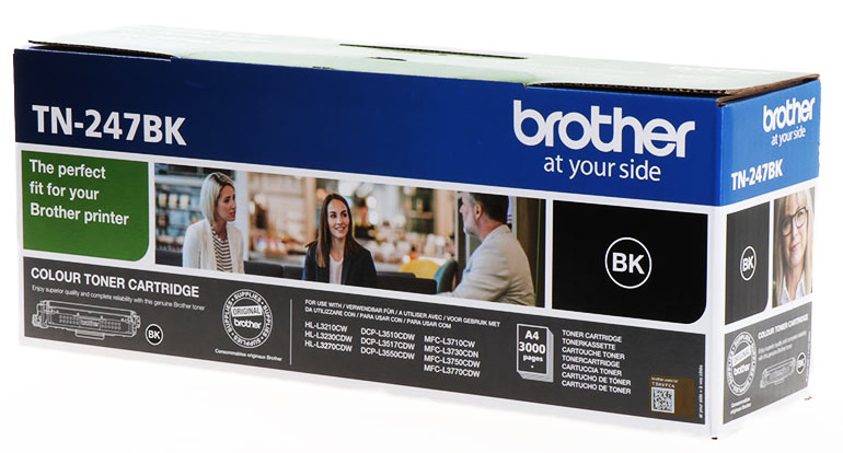 Eredeti Brother TN-247BK nagy kapacitású fekete toner