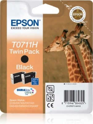 Eredeti Epson 0711H dupla fekete patron