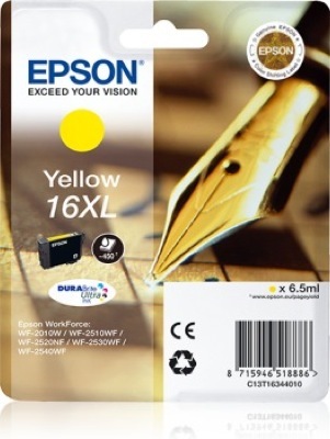 Eredeti Epson 16XL sárga patron