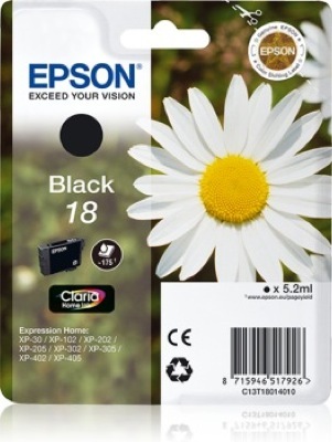 Eredeti Epson 18 fekete patron
