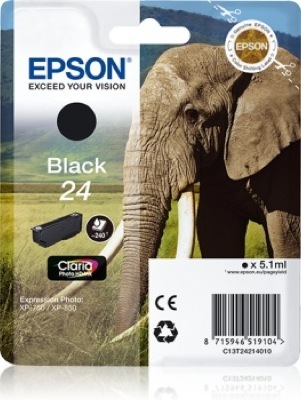 Eredeti Epson 24 fekete patron