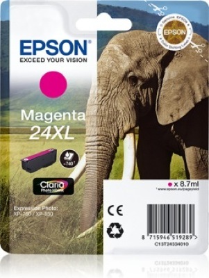 Eredeti Epson 24XL magenta patron
