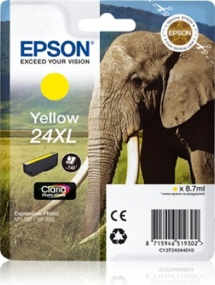 Eredeti Epson 24XL sárga patron