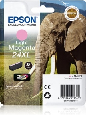 Eredeti Epson 24XL világos magenta patron
