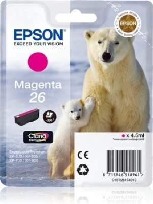 Eredeti Epson 26 magenta patron