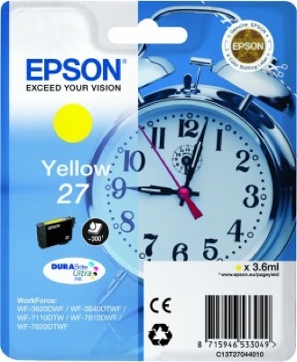 Eredeti Epson 27 sárga patron