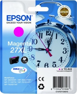Eredeti Epson 27XL magenta patron