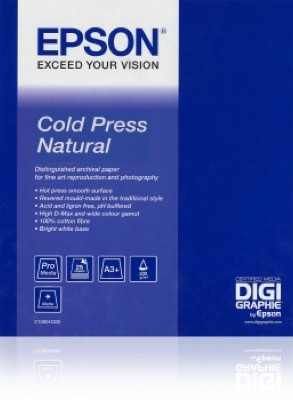 Epson Cold Press Natural Paper, 17col X 15m, 340g, tekercs