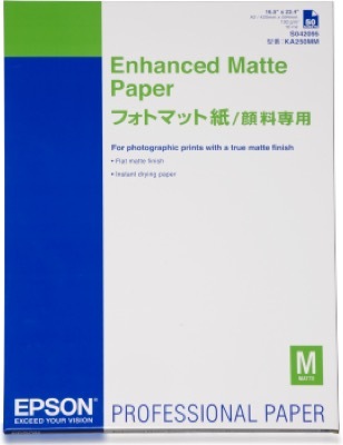 Epson Enhanced Matte Paper, A2, 192g, 50 lap