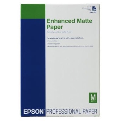 Epson Enhanced Matte Paper, A3+, 192g, 100 lap