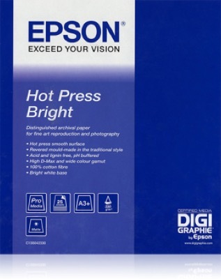 Epson Hot Press Bright Paper, 17col X 15m, 330g, tekercs