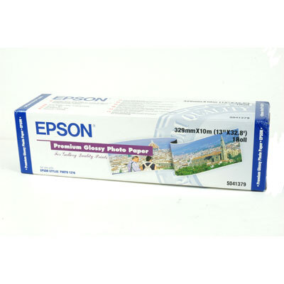 Epson Premium Glossy Photo Paper, 329mm X 10m, 255g, tekercs