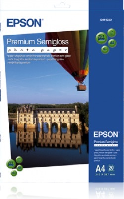 Epson Premium Semigloss Photo Paper, A4, 251g, 20 lap