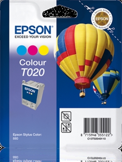 Eredeti Epson T020 színes patron