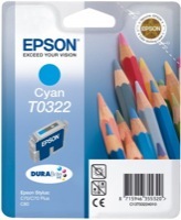 Eredeti Epson T0322 ciánkék patron