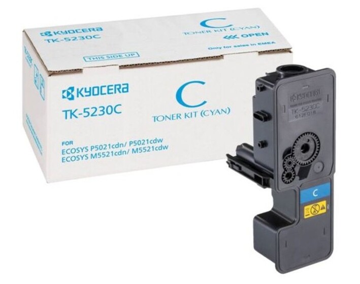 Kyocera TK-5230C nagy kapacitású ciánkék toner (1T02R9CNL0) eredeti