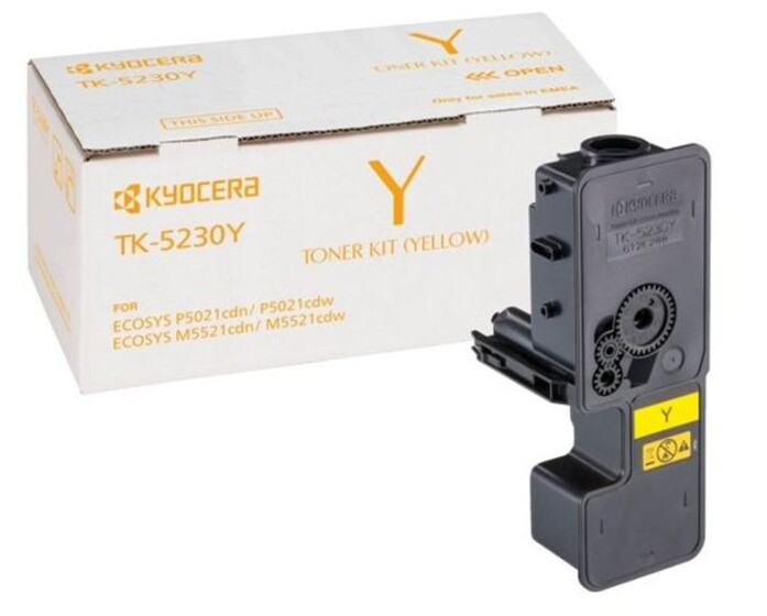 Kyocera TK-5230Y nagy kapacitású sárga toner (1T02R9ANL0) eredeti