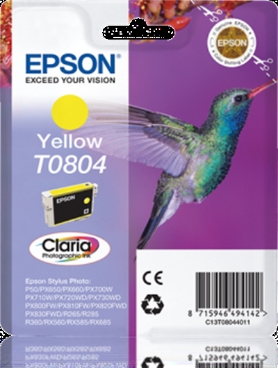 Eredeti Epson T0804 sárga patron