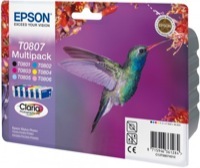 Eredeti Epson T0807 multipack (hat színű)