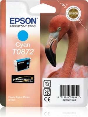 Eredeti Epson T0872 ciánkék patron