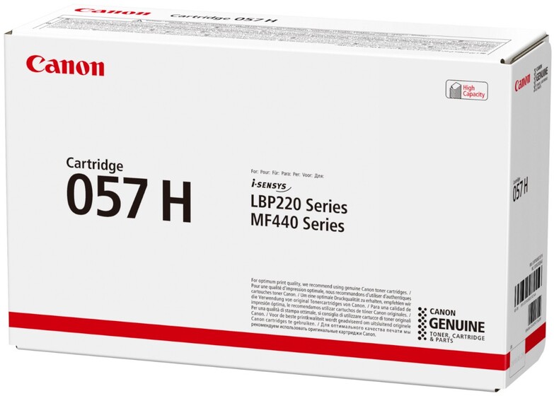 Canon 057H nagy kapacitású fekete toner (3010C002) eredeti