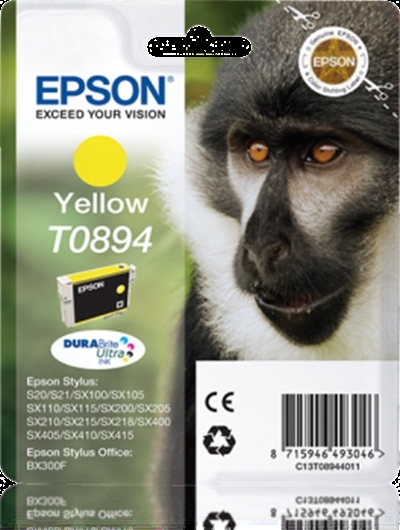 Eredeti Epson T0894 sárga patron