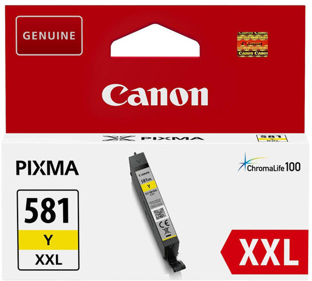 Canon CLI-581Y XXL extra nagy kapacitású sárga patron (1997C001) eredeti