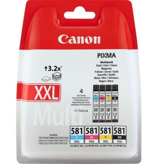 Canon CLI-581 XXL extra nagy kapacitású multipack (1998C005) eredeti
