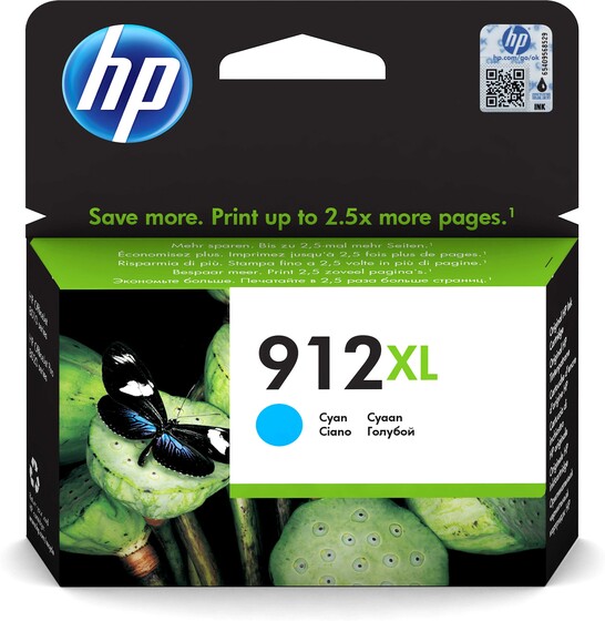HP 912XL nagy kapacitású ciánkék patron (3YL81AE) eredeti