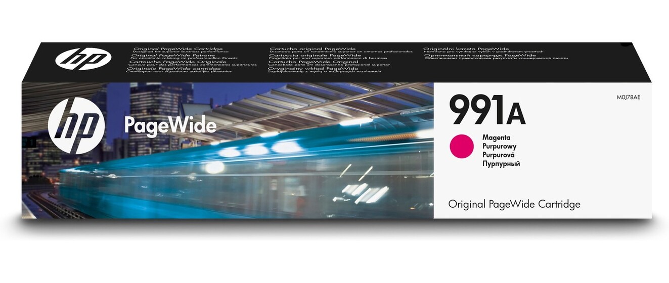 HP 991A magenta PageWide patron (M0J78AE) eredeti