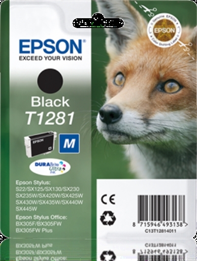 Eredeti Epson T1281 fekete patron