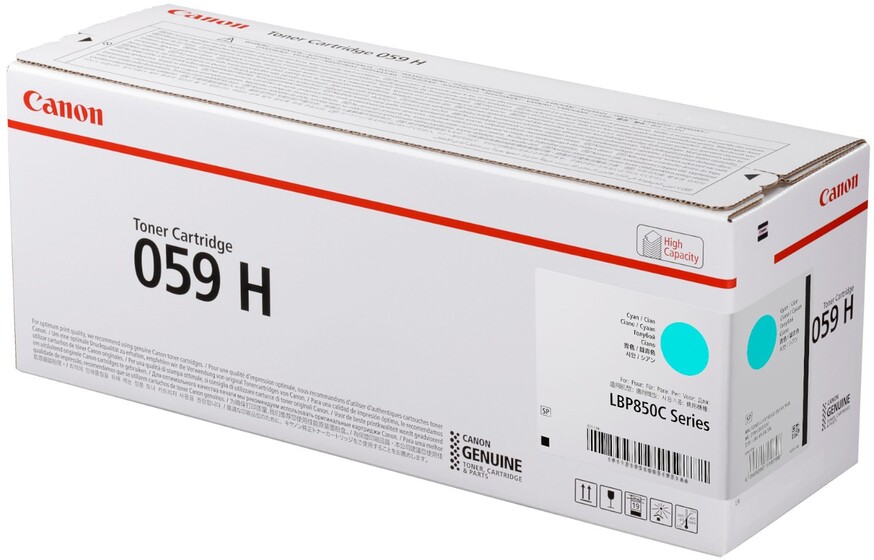 Canon 059H nagy kapacitású  ciánkék toner (3626C001) eredeti